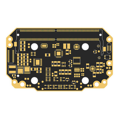 Un bon prix. PCB de vitesse FR4 à écran de soie blanc avec traitement 5U en or dur pour la production SMT en ligne